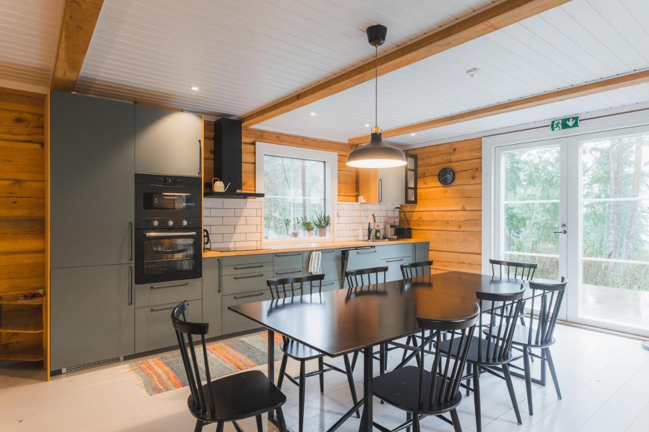 Braennskaer Cottages & Glamping ปาร์กัส ภายนอก รูปภาพ