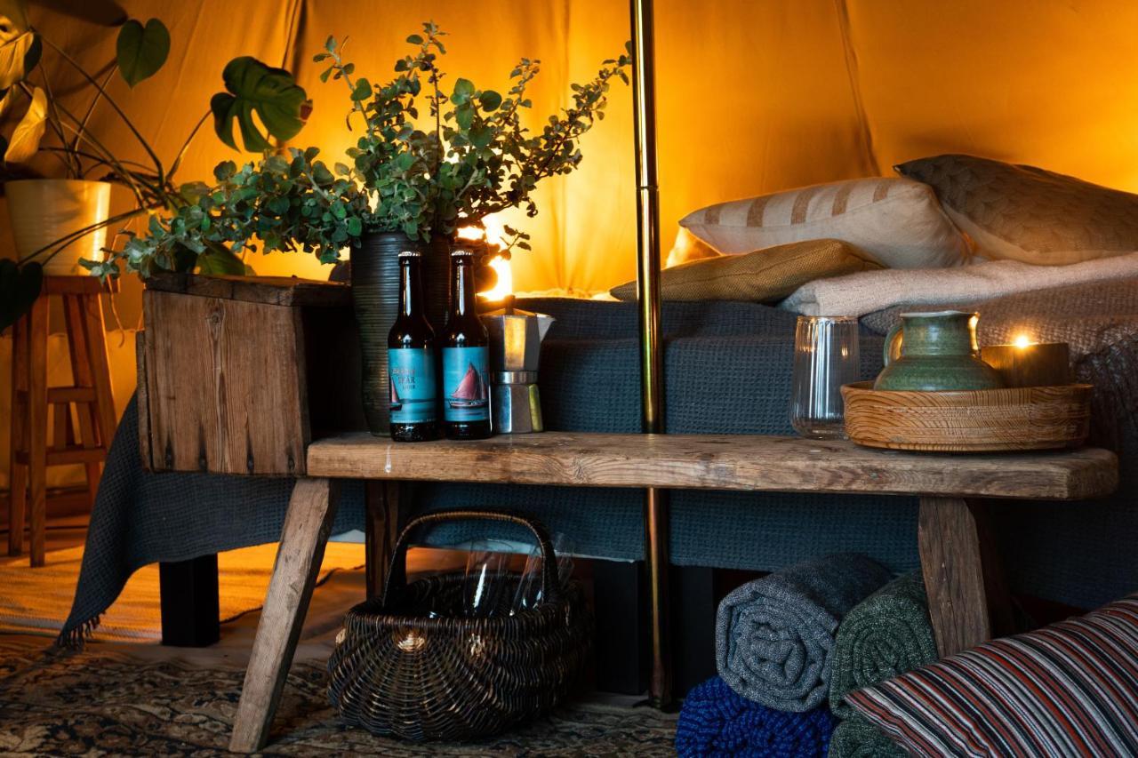 Braennskaer Cottages & Glamping ปาร์กัส ภายนอก รูปภาพ