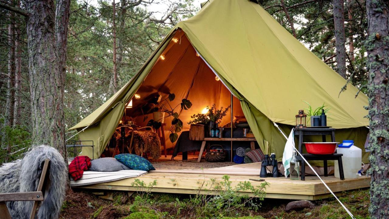 Braennskaer Cottages & Glamping ปาร์กัส ภายนอก รูปภาพ