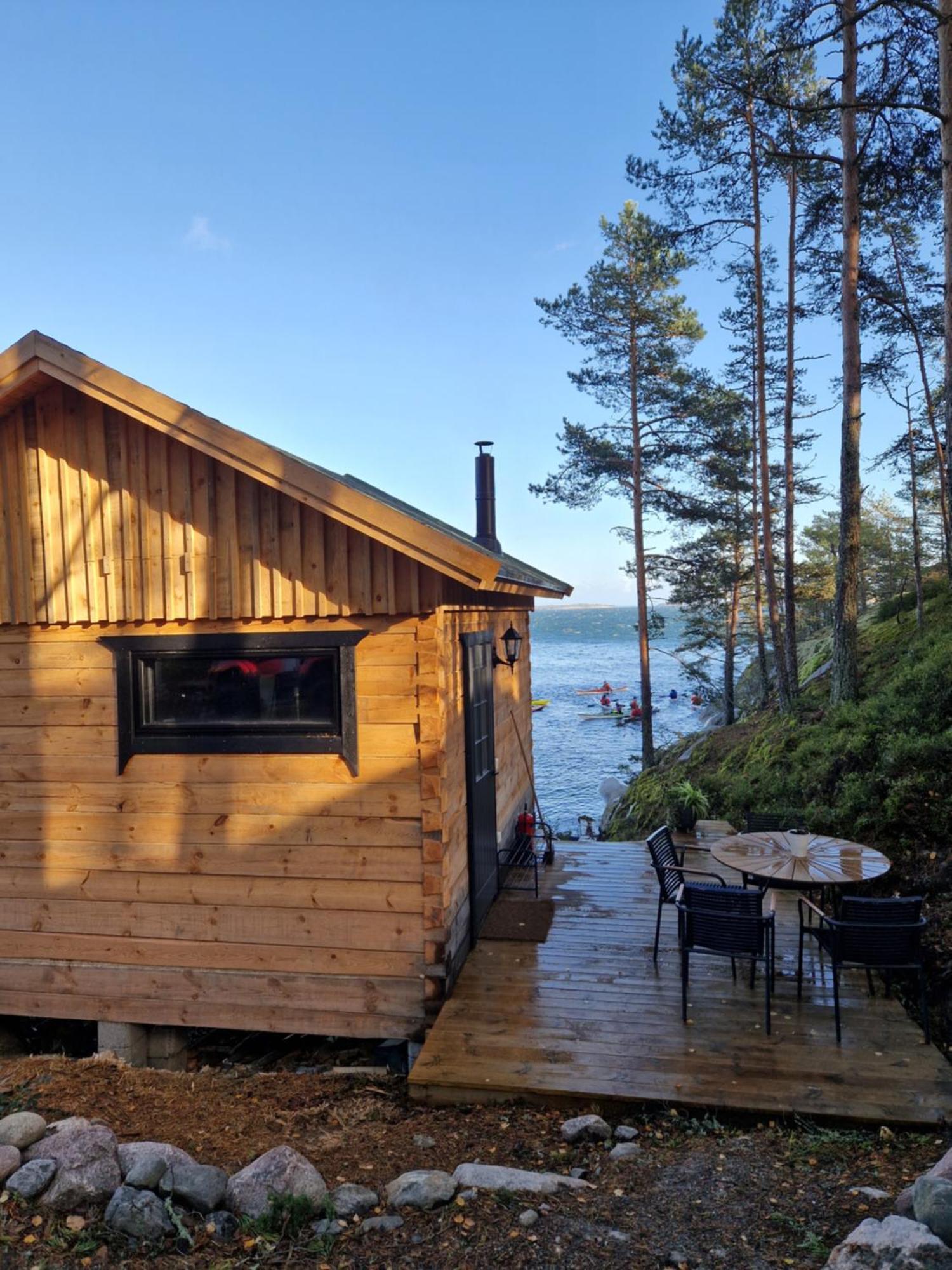 Braennskaer Cottages & Glamping ปาร์กัส ภายนอก รูปภาพ