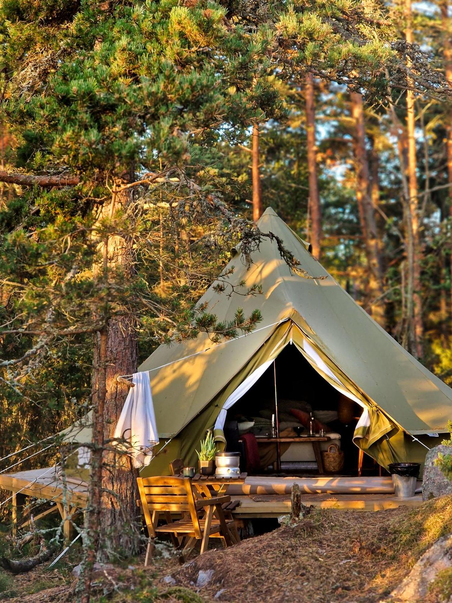 Braennskaer Cottages & Glamping ปาร์กัส ภายนอก รูปภาพ