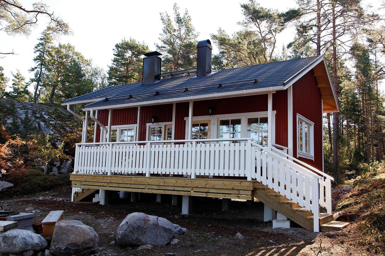 Braennskaer Cottages & Glamping ปาร์กัส ภายนอก รูปภาพ